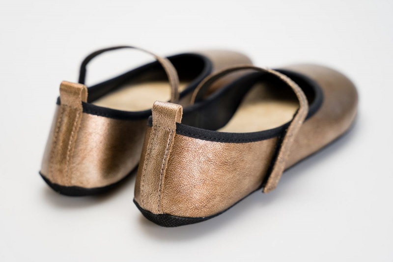 Ahinsa Ananda Barefoot Ballerina Dames Goud | OJM8071ND