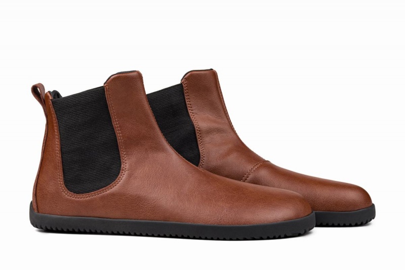 Ahinsa Barefoot Laarsjes Dames Bruin | LZI7833KT