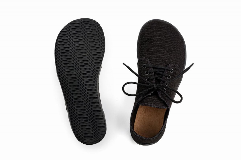 Ahinsa Bindu 2 Hemp Barefoot Vrijetijdsschoenen Heren Zwart | MDK8943GD
