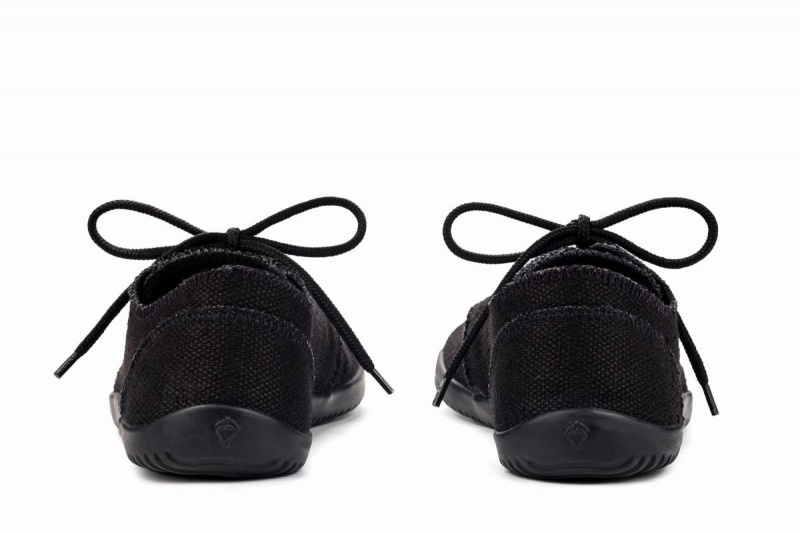 Ahinsa Bindu 2 Hemp Barefoot Vrijetijdsschoenen Heren Zwart | MDK8943GD