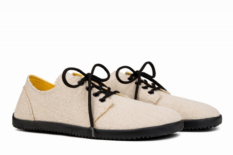 Ahinsa Bindu 2 Hemp Barefoot Vrijetijdsschoenen Heren Beige | BUE479XZ