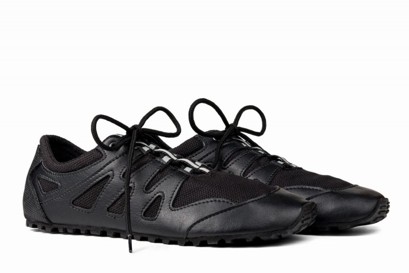 Ahinsa Chitra Trek&trail Barefoot Hardloopschoenen Dames Zwart | KBN1681SC