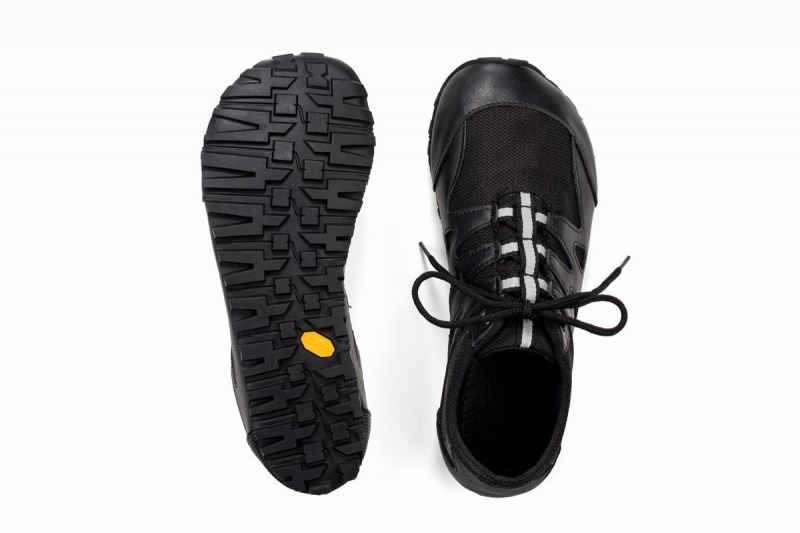 Ahinsa Chitra Trek&trail Barefoot Hardloopschoenen Dames Zwart | KBN1681SC
