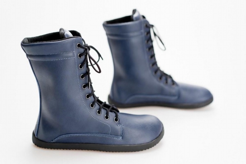 Ahinsa Jaya Barefoot Winterschoenen Dames Blauw | BRB7232NR