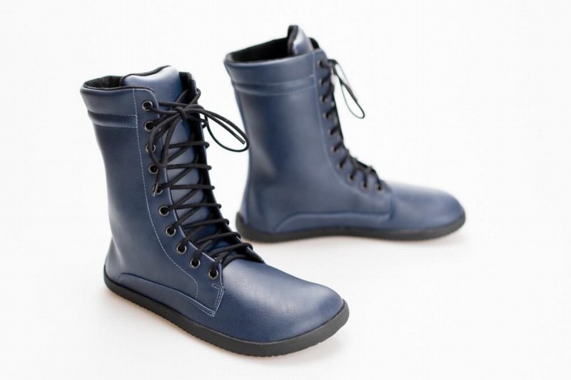 Ahinsa Jaya Barefoot Winterschoenen Dames Blauw | BRB7232NR