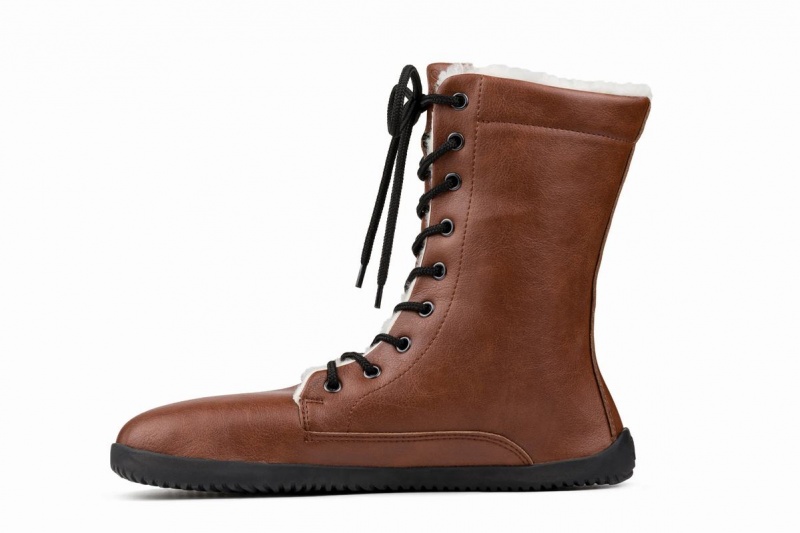 Ahinsa Jaya Barefoot Winterschoenen Dames Bruin | ZXX8835VH