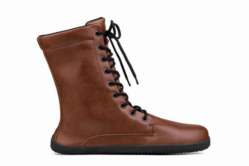 Ahinsa Jaya Barefoot Winterschoenen Dames Lichtbruin | KZS9857IW