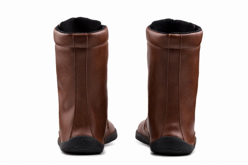 Ahinsa Jaya Barefoot Winterschoenen Dames Lichtbruin | KZS9857IW