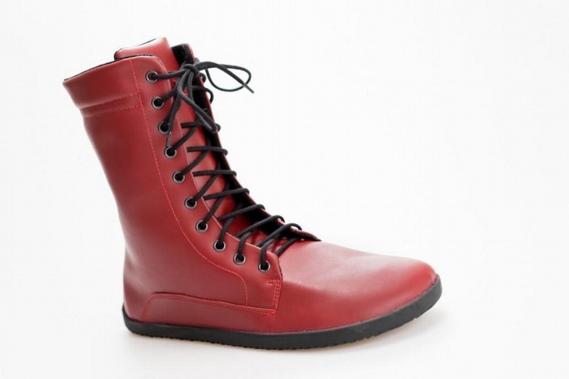 Ahinsa Jaya Barefoot Winterschoenen Dames Bordeaux | AYG9046RI