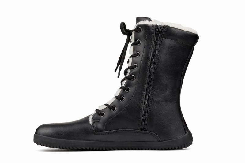 Ahinsa Jaya Zip-up Barefoot Winterschoenen Dames Zwart | IQU2961YJ