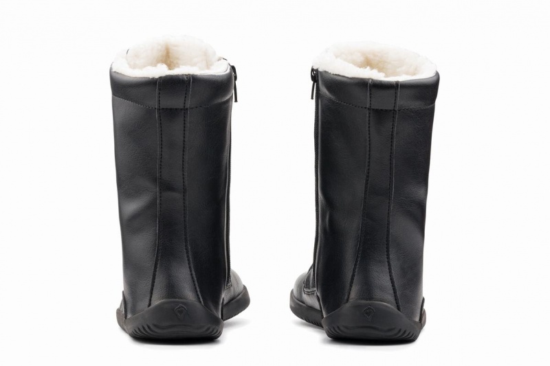 Ahinsa Jaya Zip-up Barefoot Winterschoenen Dames Zwart | IQU2961YJ