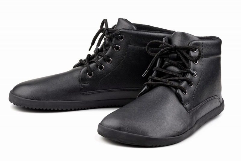 Ahinsa Xwide Sundara Barefoot Enkellaars Dames Zwart | OZD2679PQ
